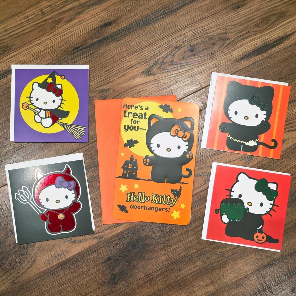 Hello Kitty Halloween Greeting Cards 5